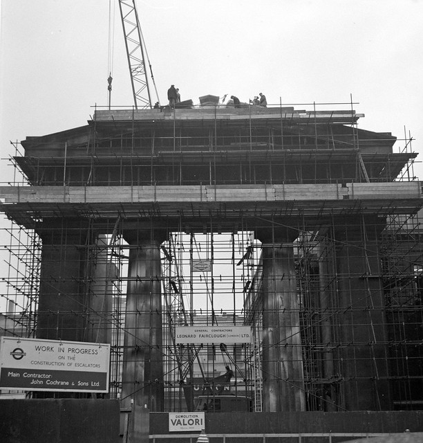 Demolition of the Euston Arch, 1962