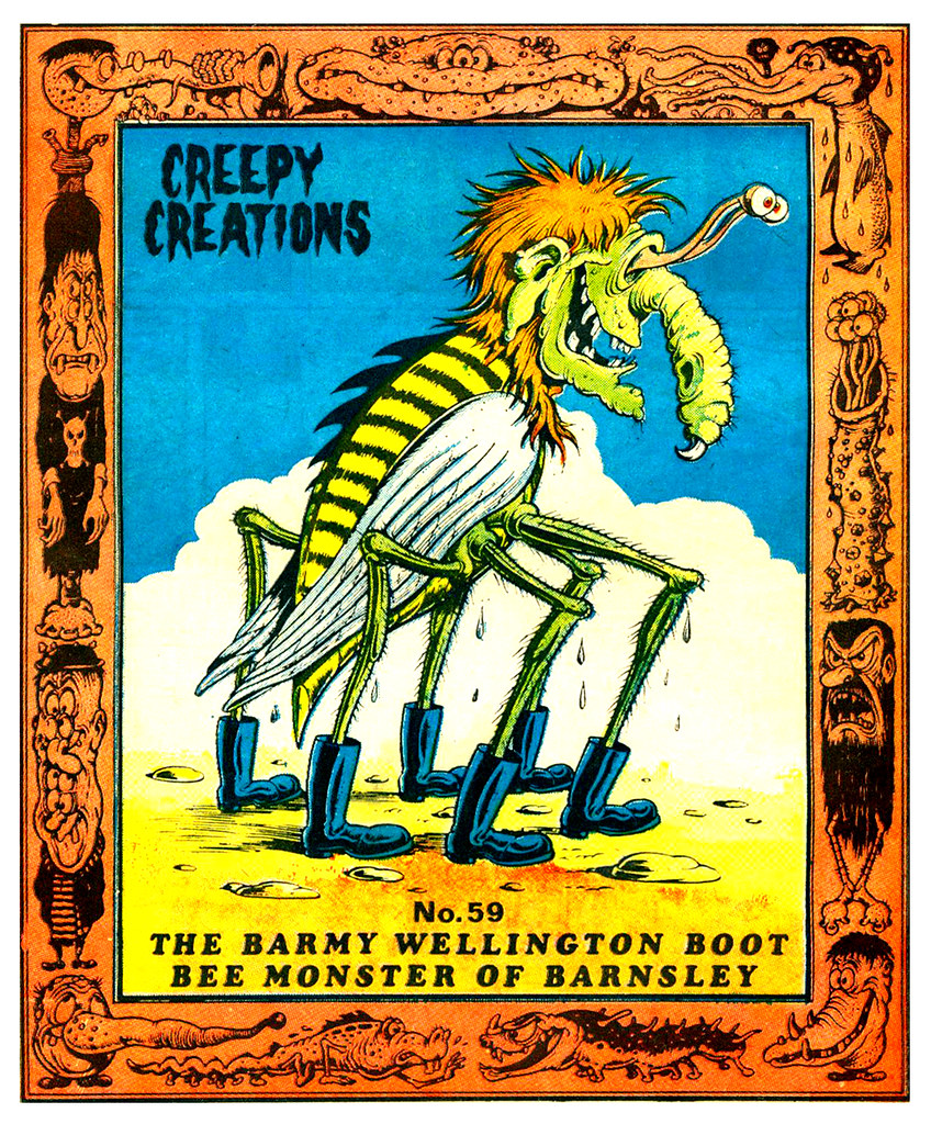 Creepy Creations No.59 - The Barmy Wellington Boot Bee Monster Of Barnsley