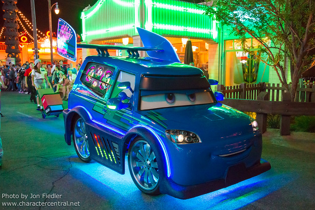 Disneyland July 2012 - Cars Land at Night