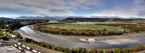 newzealand panorama west river coast westland hokitika