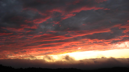 sunset clouds us nc highlands unitedstates nubes crepusculo wnc sunsetrock