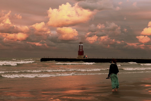 sunset sky cloud chicago beach canon cloudy lakemichigan soe edgewater