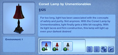 Corset Lamp by Unmentionables