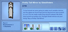 Pretty Tall Mirror by Glassfinders