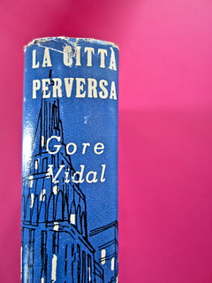 Gore Vidal, La città perversa, Elmo editore 1949. (copia 2) Dorso di sovracoperta (part.), 3