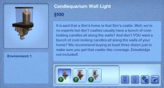 Candlequarium Wall Light
