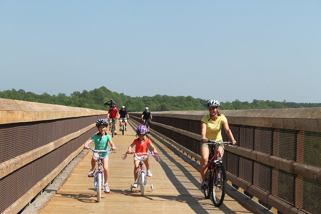 High Bridge Trail State Park is a great family outing.