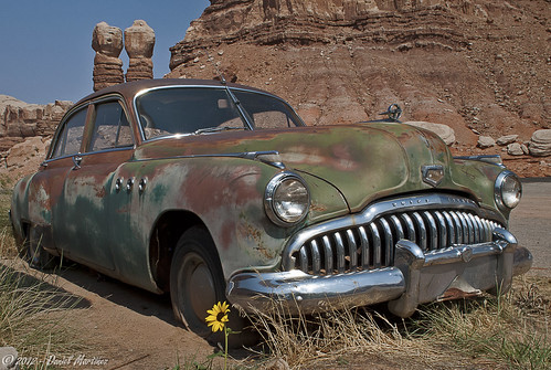 red summer flower green classic car rock america buick rust rocks desert grill chrome headlight eight 1949 bluff d60 buick8 bluffutah