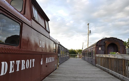 railroad train tracks caboose britishrailways detroitmackinac passengercoach standishmichigan