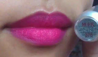Shu Uemura Rouge Unlimited Supreme Matte Lipstick Pink on my lips