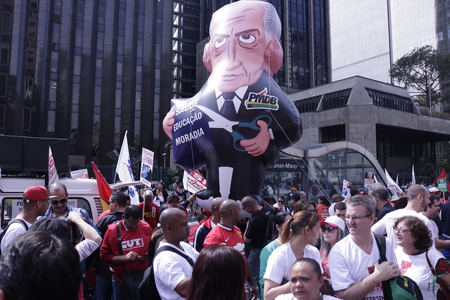 Ato reuniu 6 mil na Avenida Paulista nesta terça-feira (16) - Créditos: Norma Odara