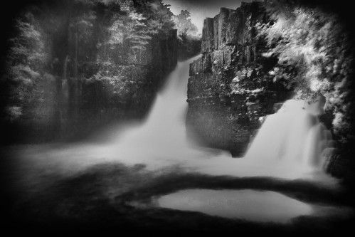 ir waterfall infrared cascade countydurham highforce hss teesdale