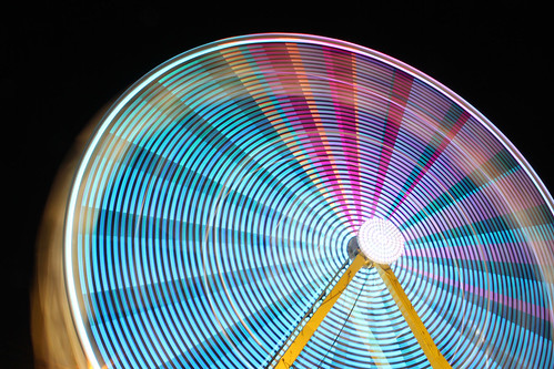 ferris wheel - long exposure
