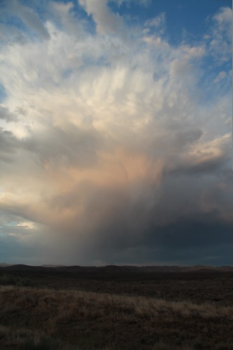 sunset sky storm weather clouds desert nevada thunderstorm anvil thunderstorms mammatus mammatusclouds awesomeclouds weatherphotography anvilclouds nevadaweather nevadaphotography