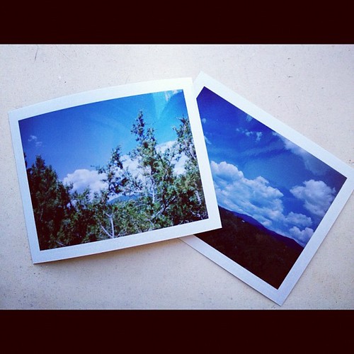 sky newmexico santafe film clouds square polaroid squareformat hudson landcamera250 iphoneography augustbreak instagramapp uploaded:by=instagram