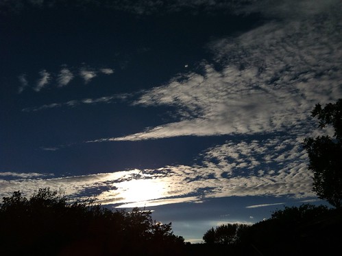 sunset sky clouds backyard texas abilene
