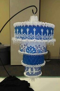 This cake was for South Texas College cake decoration competition Spring 2016 from Cake Stackers