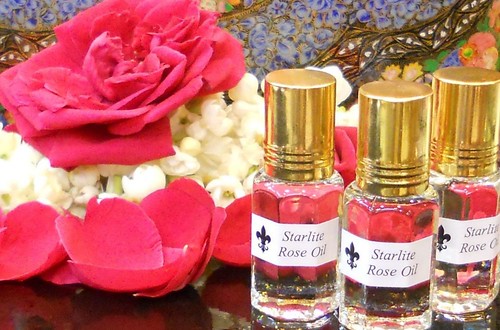 Pure Rose Oil - Absolute Perfume Oil - All Natural Aromatherapy Essential Rose Oil ~ Bridal Perfume