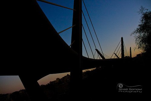 bridge blue sunset sky silhouette night canon dark eos amman twist jordan xsi 450d sonofjordan shadisamawi