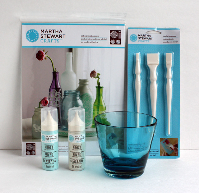 Martha Stewart Glass Paint: Project Supplies