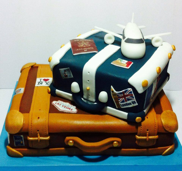 Luggage Cake by The Sugar Table (Kate and Jinno Rivera)