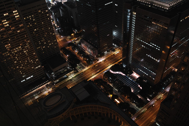 A view from Tokyo Metropolitan Government Building Observation with DP1 Merrill #2