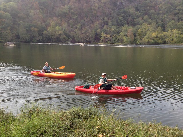 Kayaks, canoes, and bikes are all available to rent at New River Trail State Park.