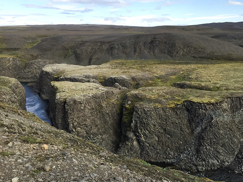 fagrifoss kloof ijsland gab waterfall waterval iceland suðurland is