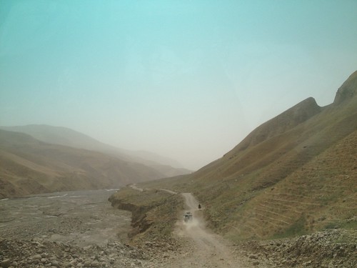 road bridge afghanistan children landscape donkey landslide saltmine takhar namakab developementafghanistanchaghalqishlāqaf