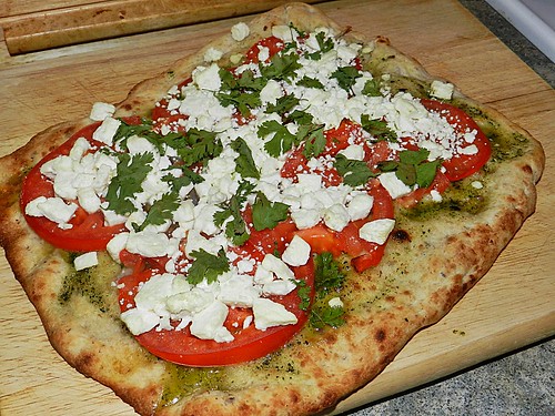 Pesto, Tomatoe & Feta Pizza (2)