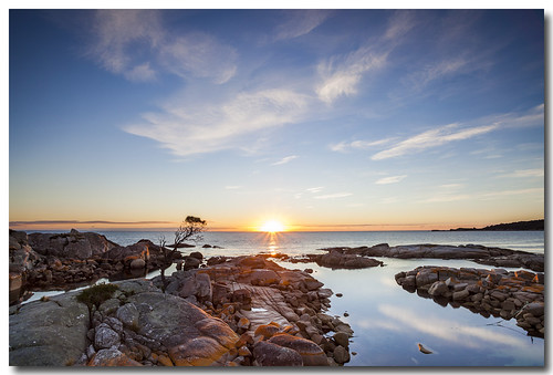 seascape sunrise canon landscape australia tasmania 1740 bayoffires binnalongbay 5dmarkii
