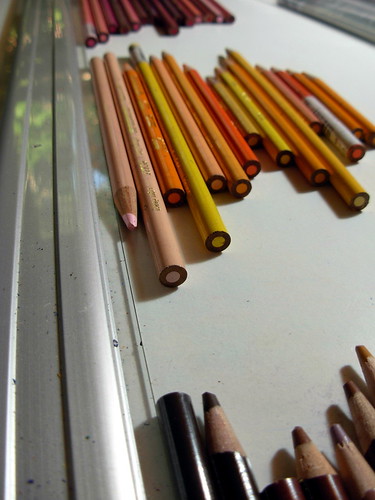 Prismacolors On the Drawing Board