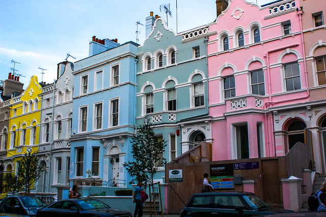 Alquiler en Inglaterra en el barrio de Notting Hill