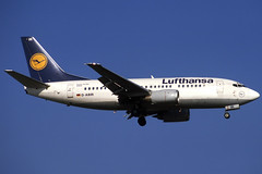 Lufthansa B737-530 D-ABIR BCN 11/02/1996