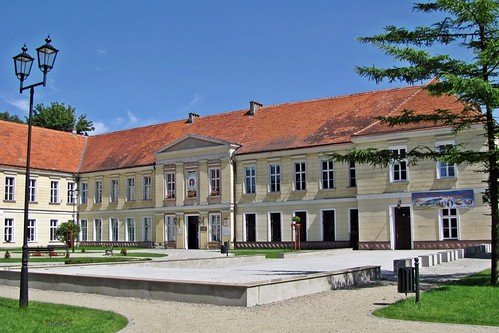 building history lamp architecture town poland palace trzebiatów