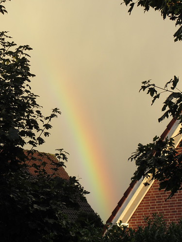rain rainbow day münsterland borken westfalen
