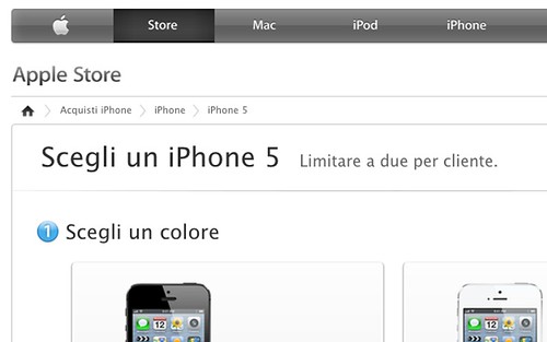 Apple Store Italia - iPhone 5