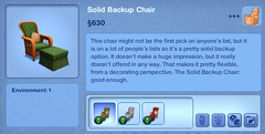 Solida Backup Chair