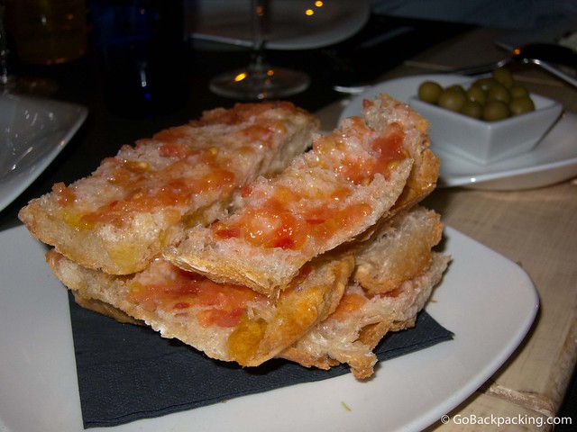 Spanish tomato toast