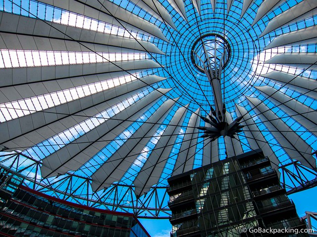 Roof of The Sony Center 