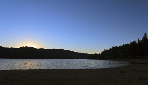 sunset lake wilderness sihouette plumascounty buttlake