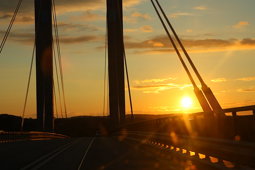 sunset sweden sverige bohuslän solnedgång tjörn tjörnbron västkusten