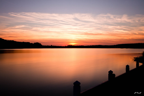 blue sunset orange sun lake water eau lac centerparcs bleu ponton picardie poselongue ailette chamouille