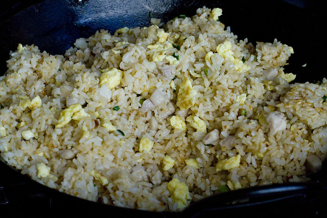 Salted Fish and Chicken Fried Rice 5