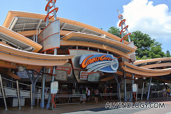 Comet Cafe - one of the many restaurants in Hong Kong Disneyland