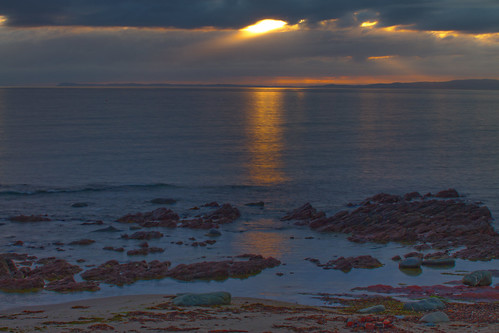 sunset seascape scotland kintyre glenbarr killegruer