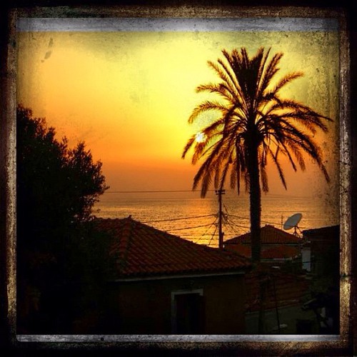 sunset sky sun square petra squareformat lesbos iphoneography instagramapp uploaded:by=instagram karstenp karst1p