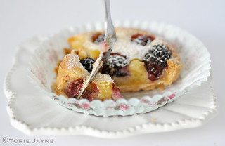 Gluten free blackberry frangipane tart