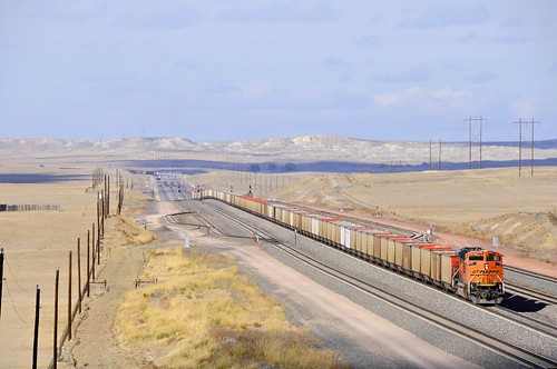 railroad trains wyoming coal bnsf prb coaltrain billwy loganhill