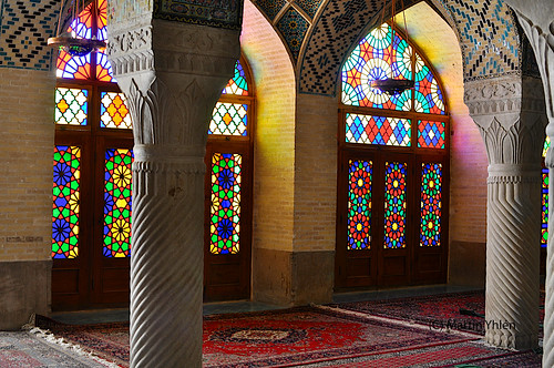 Iran, Shiraz, Masjed-e Nasir-al-Mulk (Nasir al-Mulk Mosque), Islamic Architecture